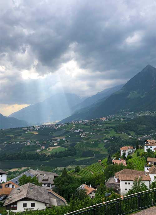 Schenna in Südtirol (Copyright: Erdkunde-online.de)