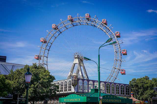 Wiener Prater mit Riesenrad