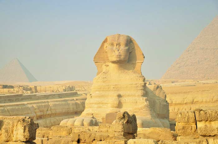 Sphinx und Pyramiden Gizeh