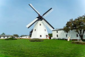 Insel Bornholm mit Bornholmer Windmühle